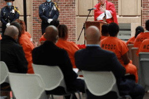 Cardinal Dolan holds Mass at county Department of Correction