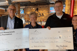 Lions and Sedona donate to the Girl Scouts